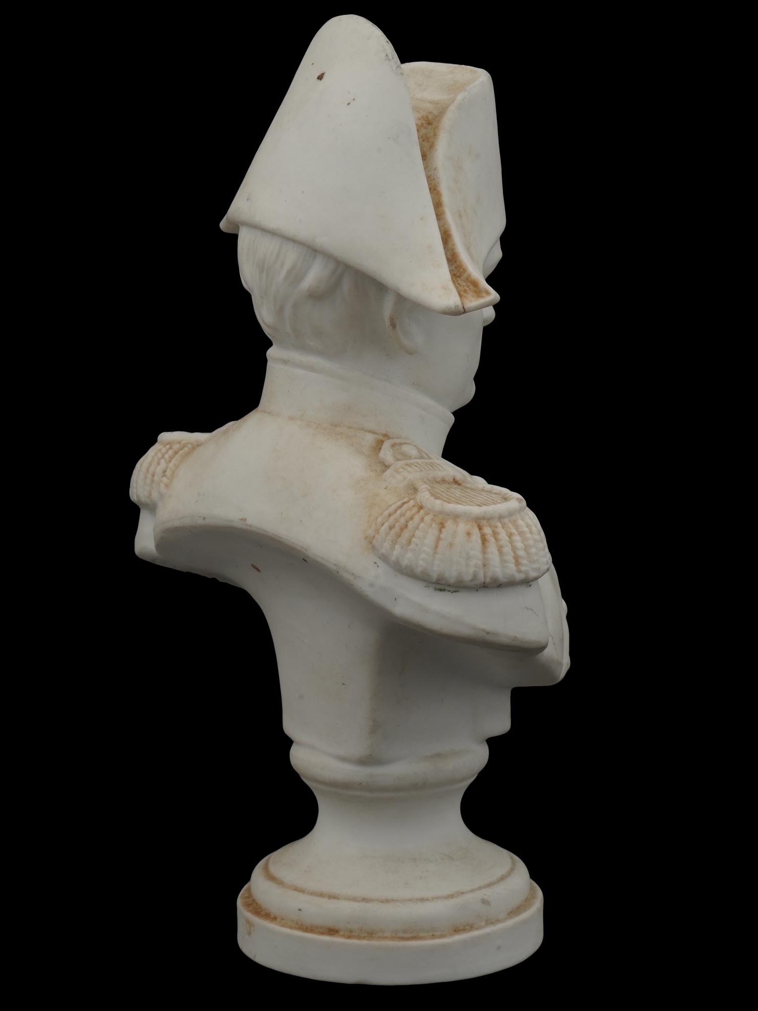 FRENCH BISQUE PORCELAIN PORTRAIT BUST OF NAPOLEON PIC-4